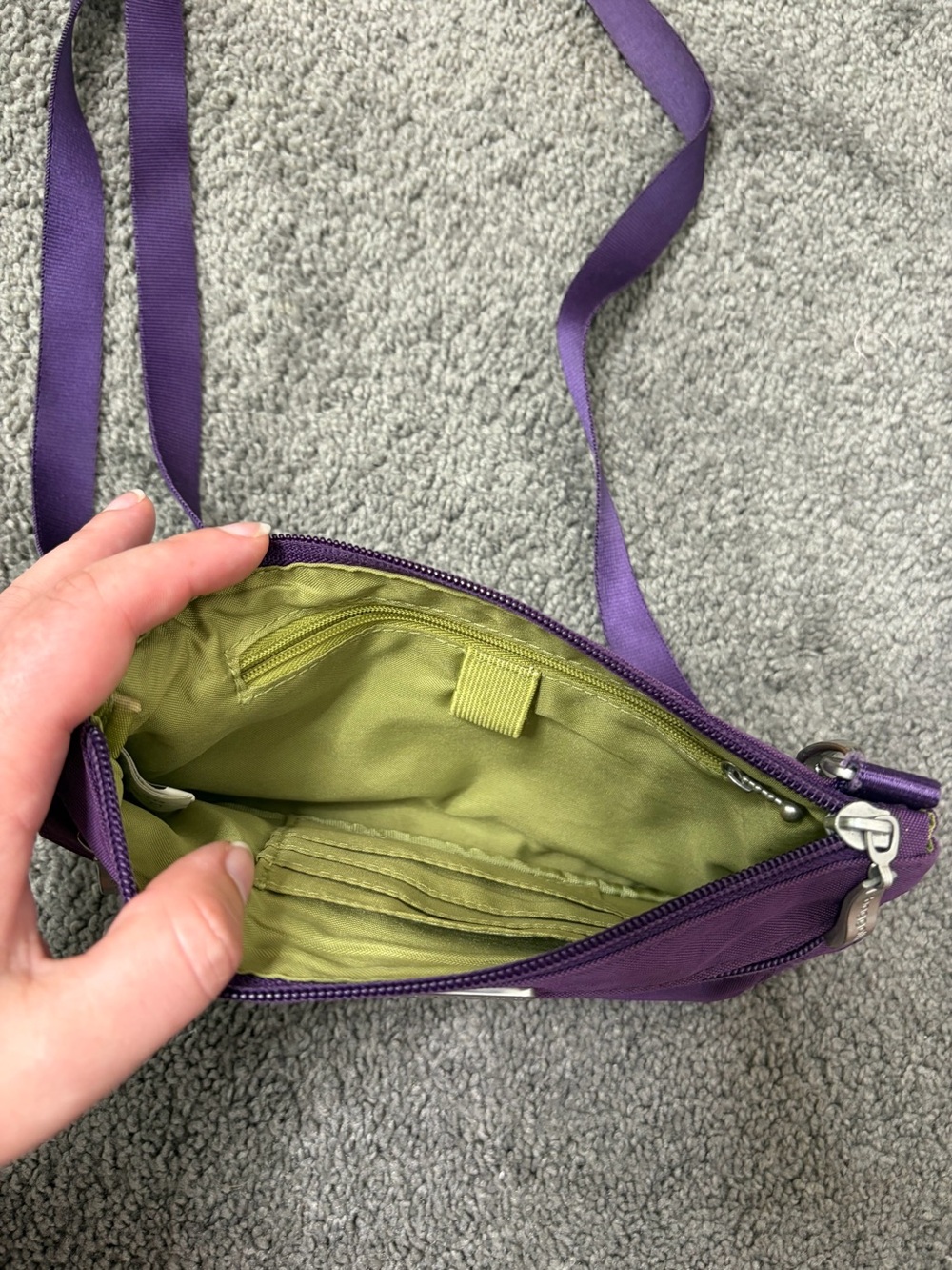 Baggallini Purple Crossbody Bag - Picture 5 of 7